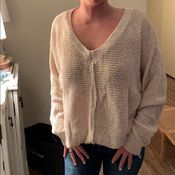 Free People Sweaters - Free People  cream sweater.